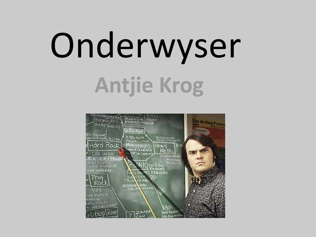 Onderwyser Antjie Krog