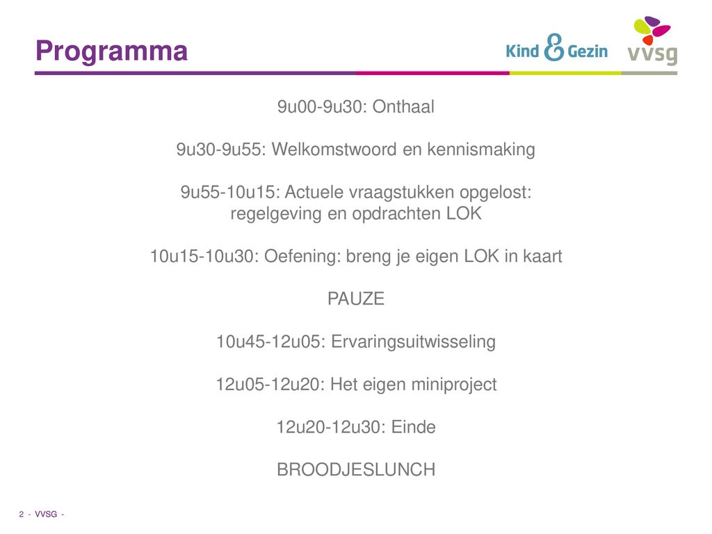 Overlegtafel ‘Vitaminen Voor Je Lokaal Overleg Kinderopvang’ - Ppt Download