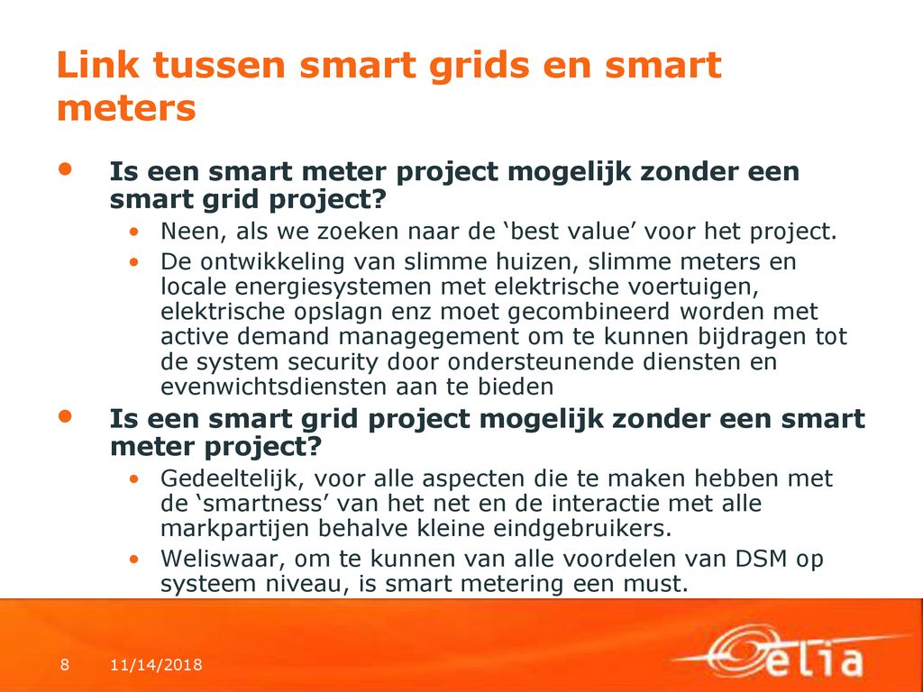 Link tussen smart grids en smart meters