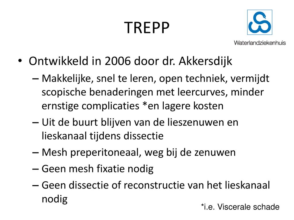 TREPP Ontwikkeld in 2006 door dr. Akkersdijk