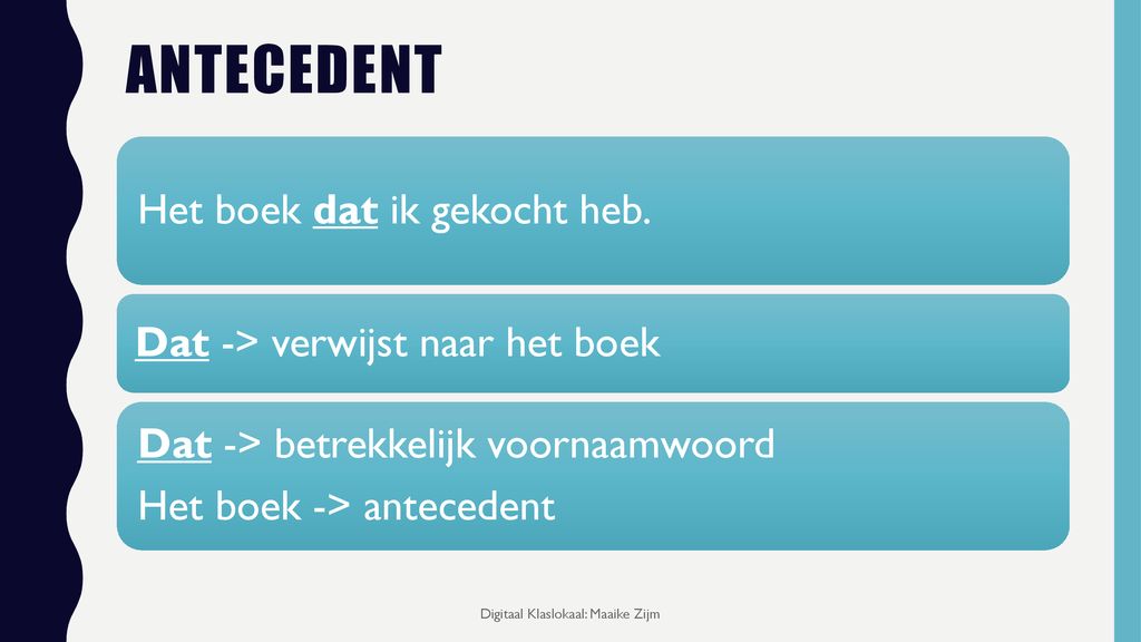 Betrekkelijk Voornaamwoord - Ppt Download