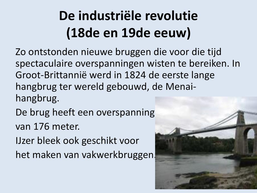 De industriële revolutie (18de en 19de eeuw)