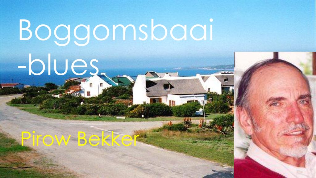 Boggomsbaai-blues Pirow Bekker