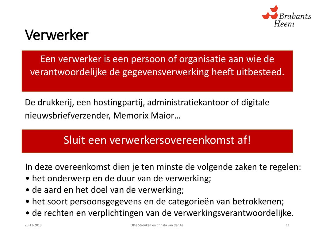 Algemene Verordening Gegegevensbescherming (AVG) - ppt download