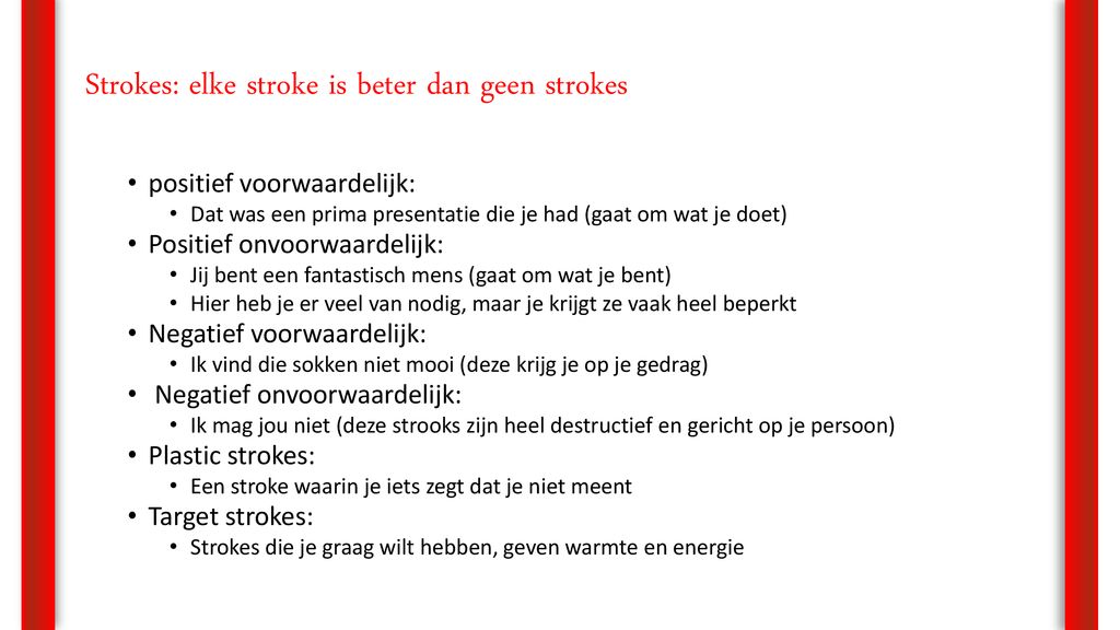 Strokes: elke stroke is beter dan geen strokes