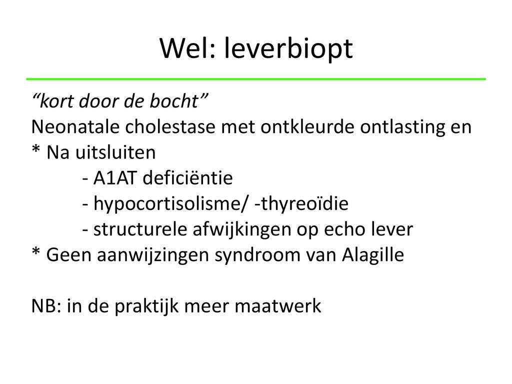 Wel: leverbiopt
