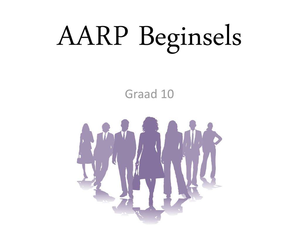 AARP Beginsels Graad 10.