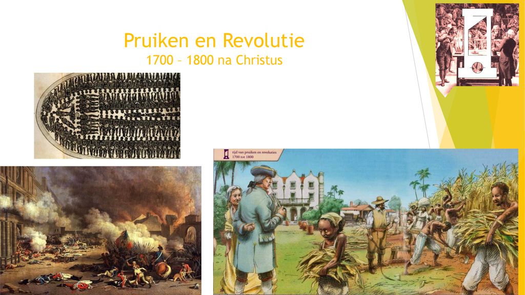 Pruiken en Revolutie 1700 – 1800 na Christus