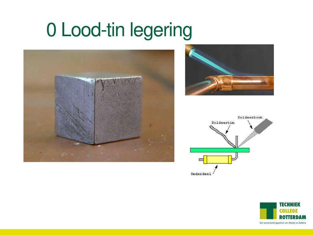 0 Lood-tin legering