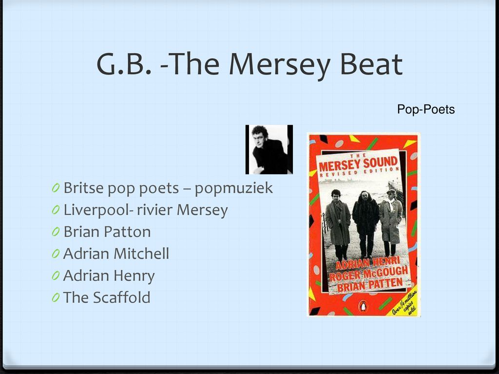 G.B. -The Mersey Beat Britse pop poets – popmuziek