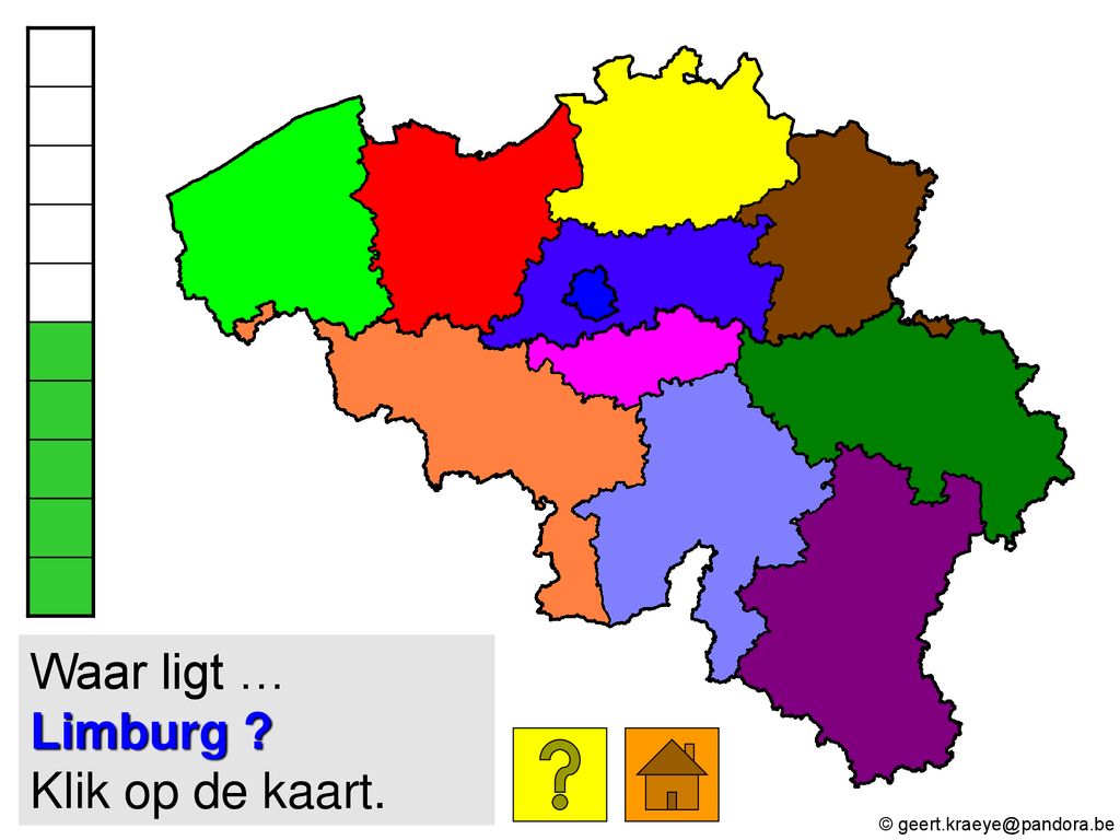 Waar ligt … Limburg Klik op de kaart.