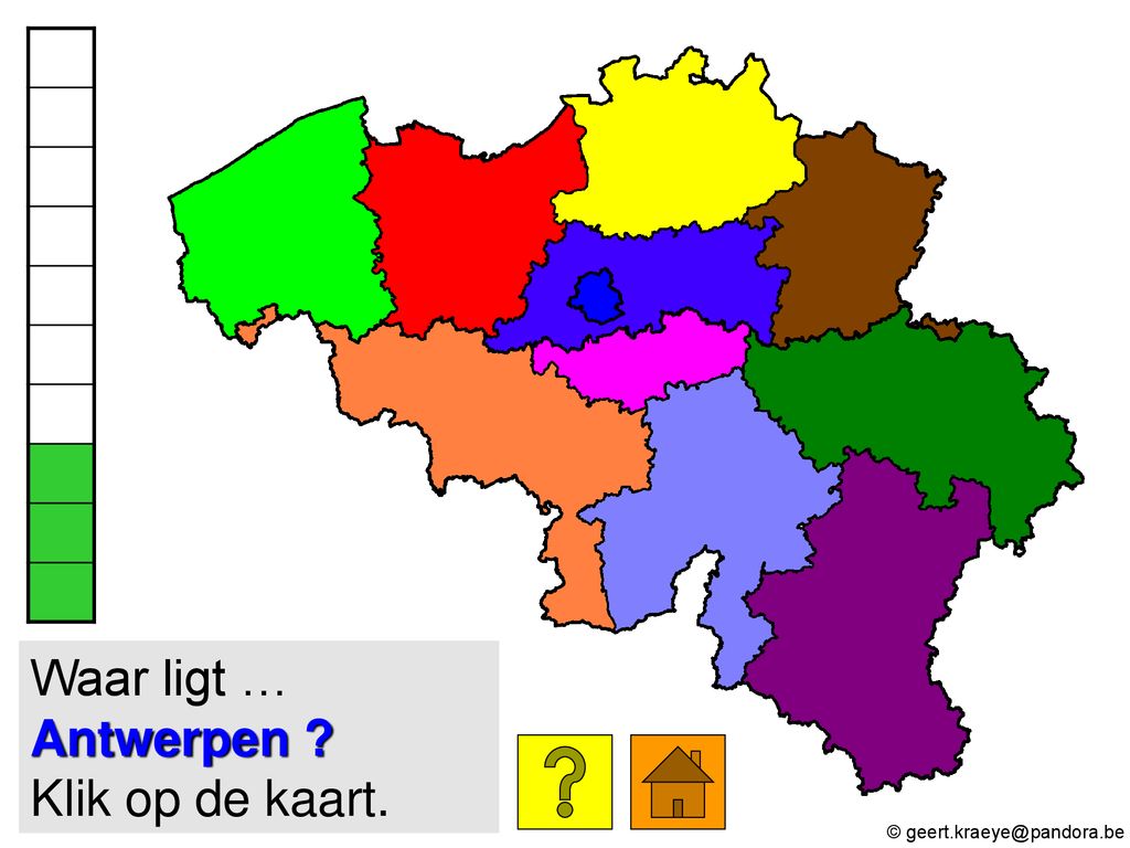 Waar ligt … Antwerpen Klik op de kaart.
