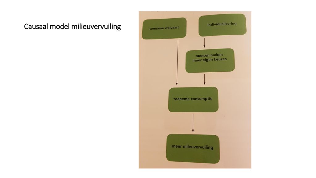 Causaal model milieuvervuiling
