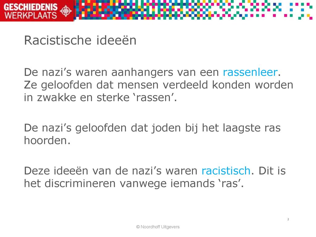 Beste 4.3 De Holocaust In deze presentatie leer je over: Racistische YM-08
