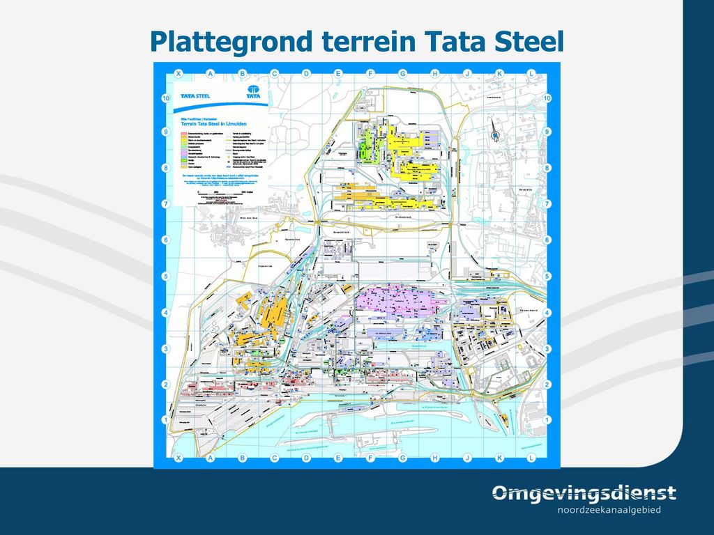 Plattegrond terrein Tata Steel