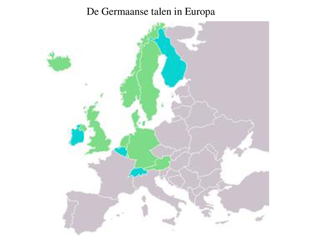 De Germaanse talen in Europa