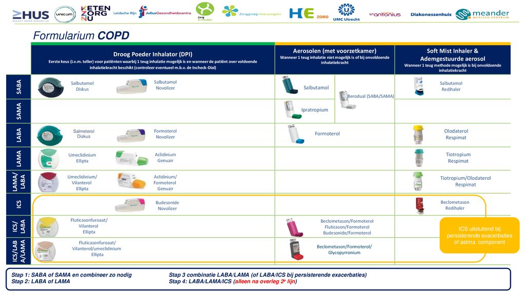 Formularium COPD Droog Poeder Inhalator (DPI)