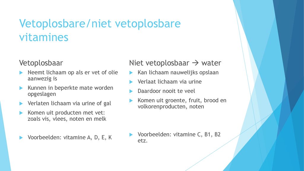 Caius Vanaf daar Regeneratie Voeding & Vitaminen. - ppt download