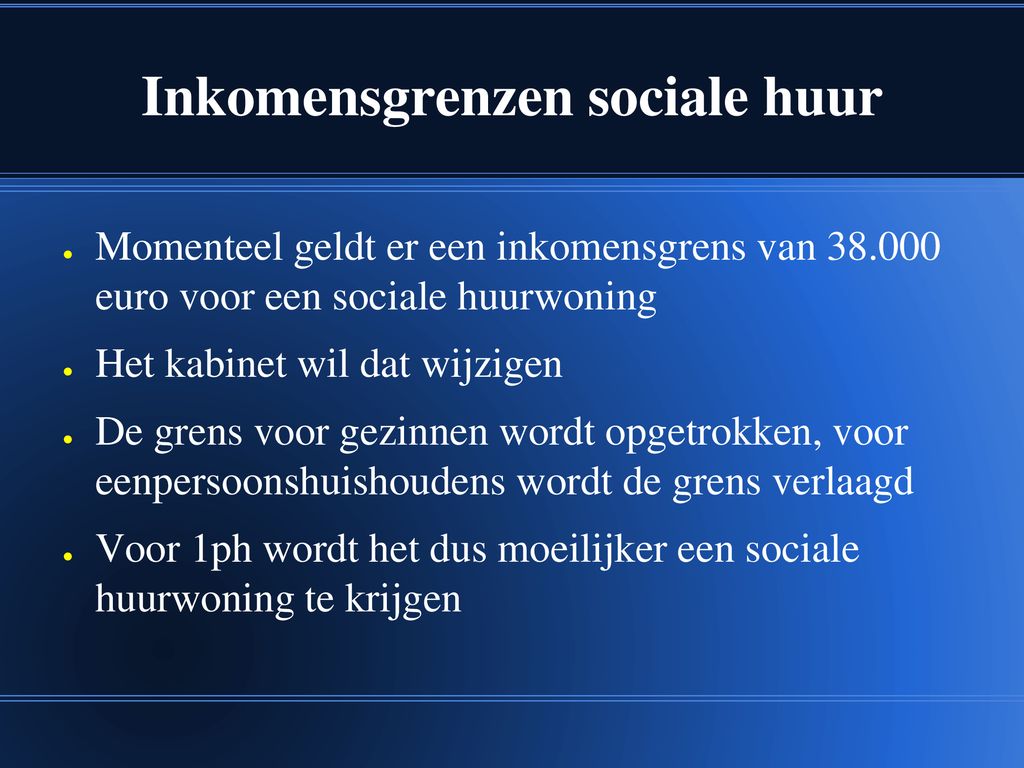 Woningnood in Nederland ppt download