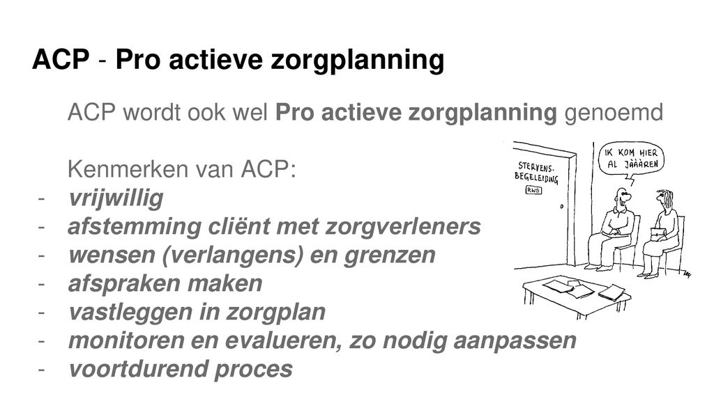 ACP - Pro actieve zorgplanning