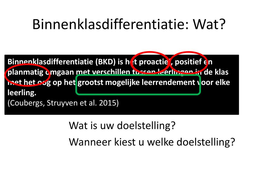 Differentiatie In De Klas Vorming KULeuven Associatie - Ppt Download