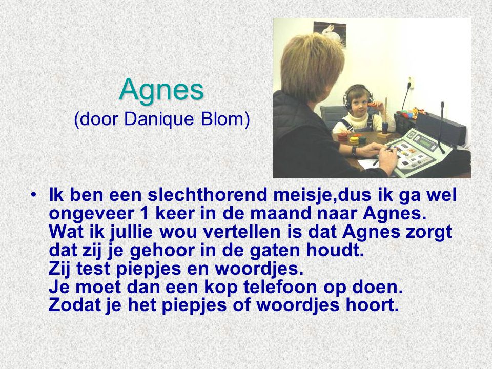 Agnes (door Danique Blom)