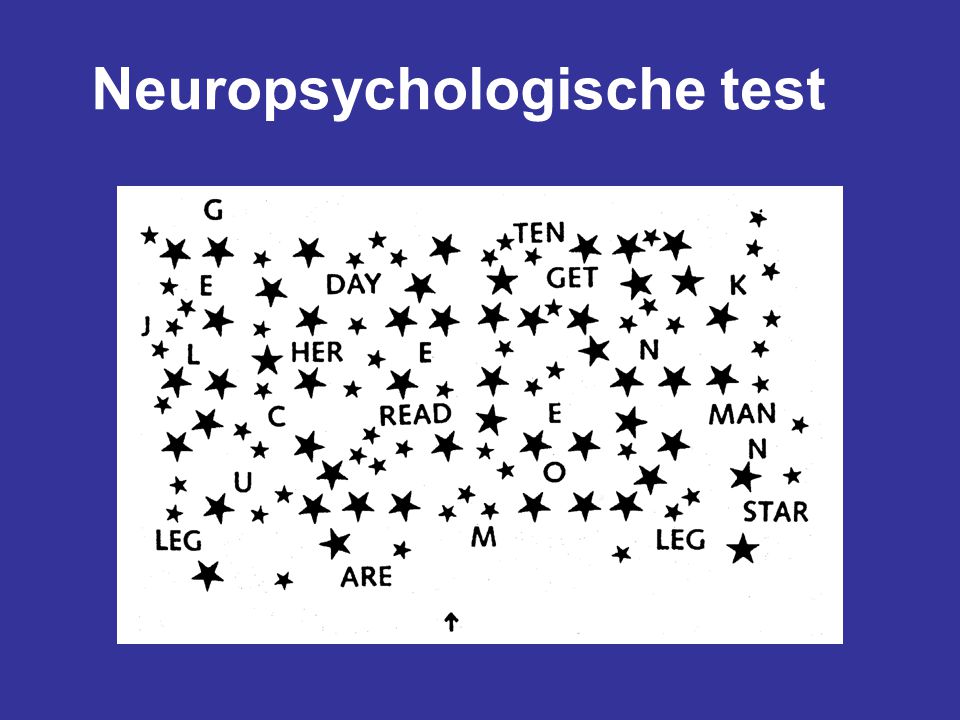 Neuropsychologische test