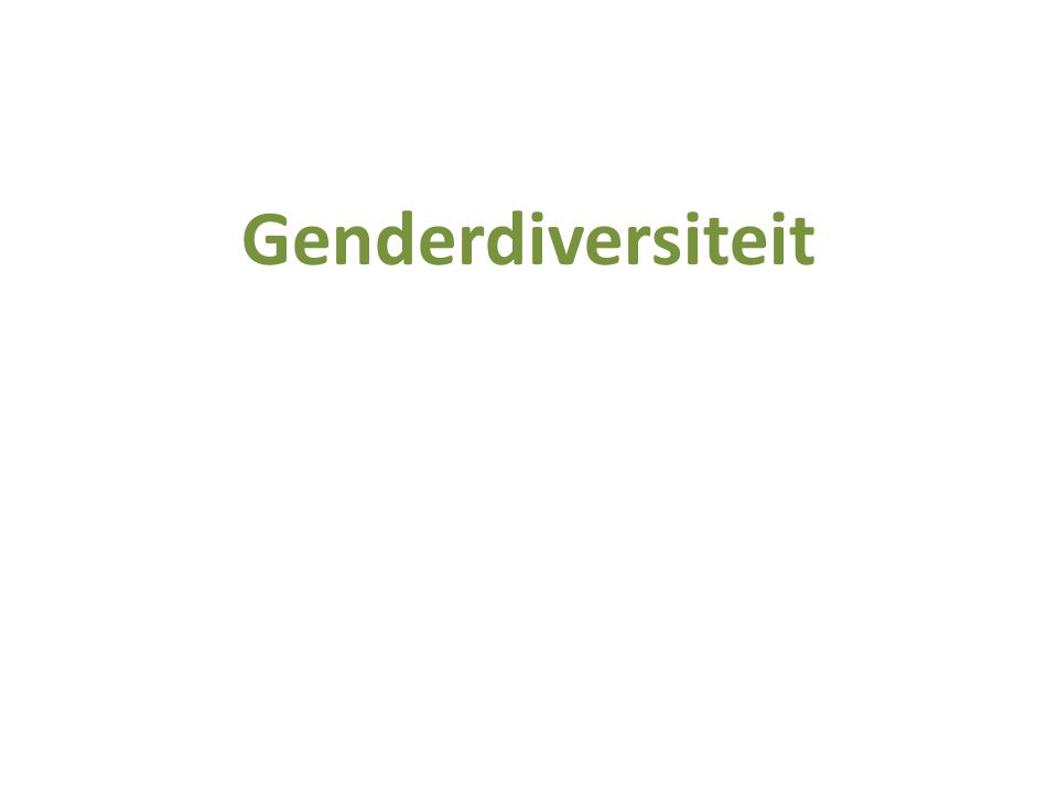 Genderdiversiteit