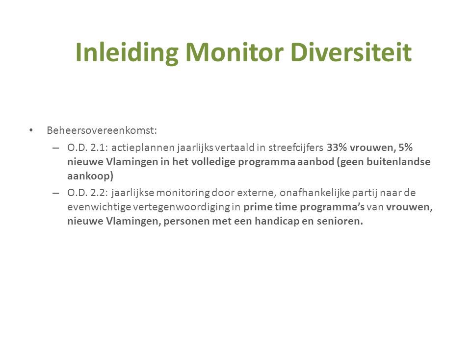Inleiding Monitor Diversiteit