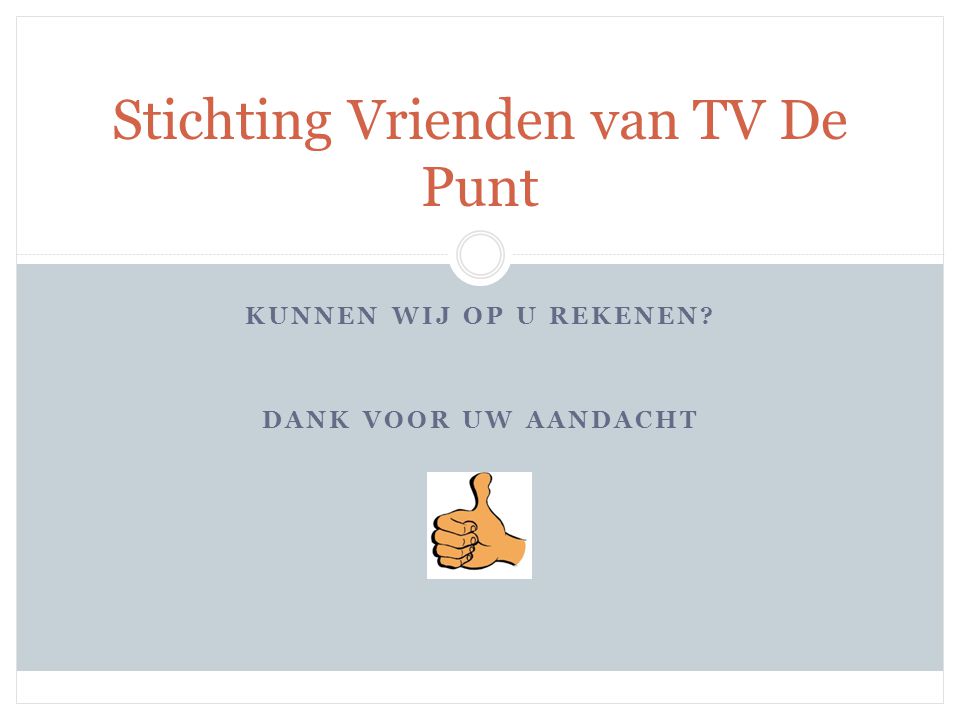 Stichting Vrienden van TV De Punt