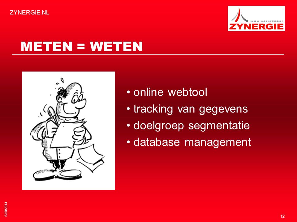 METEN = WETEN • online webtool • tracking van gegevens