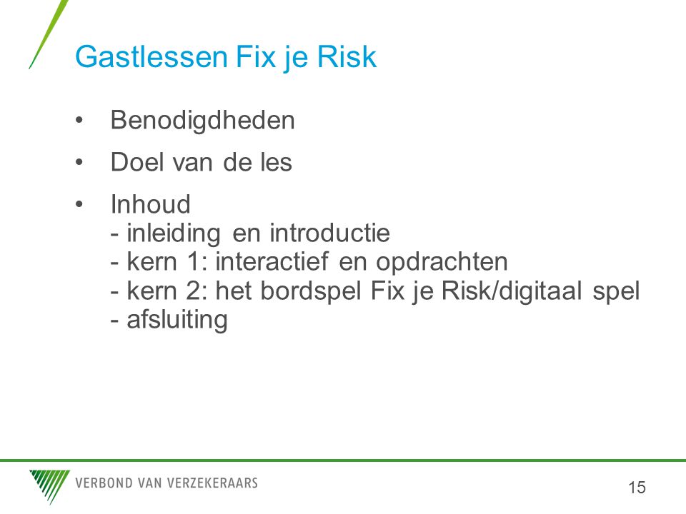 Conclusie bende Kreunt Fix je Risk. - ppt download