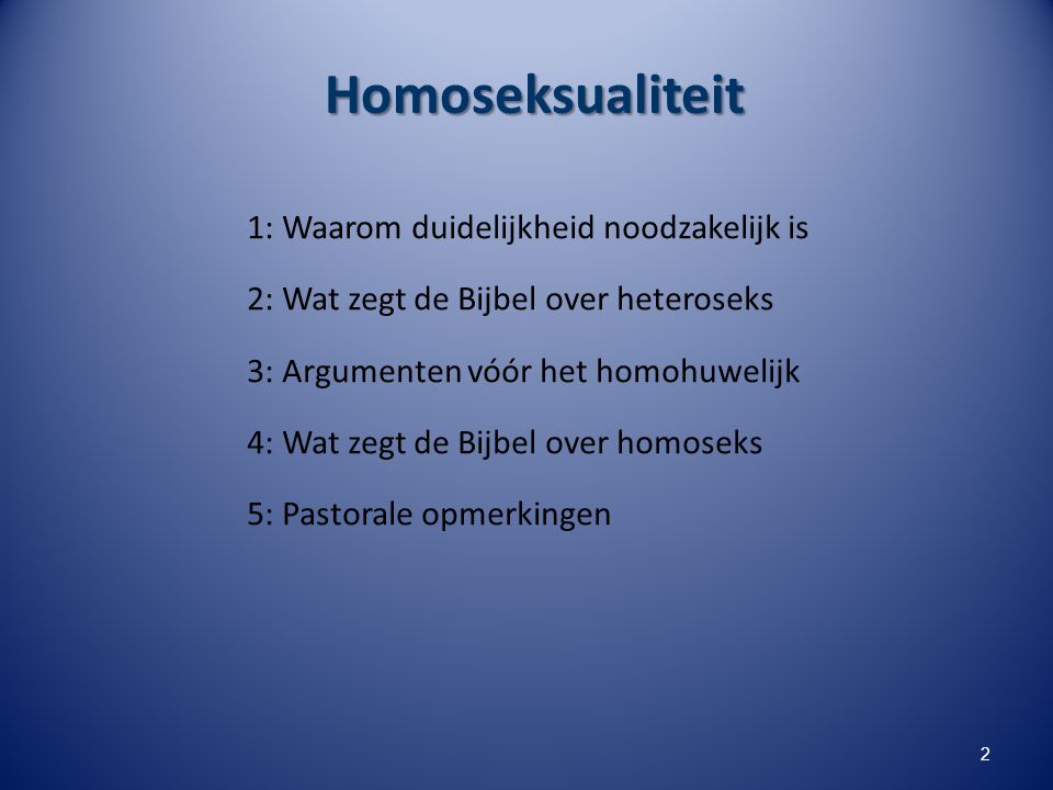 Homoseksualiteit Wat Zegt De Bijbel Er Over Ppt Download