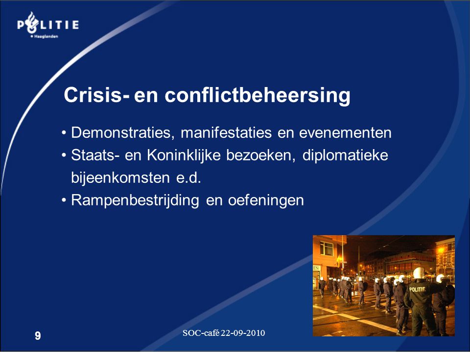 Crisis- en conflictbeheersing