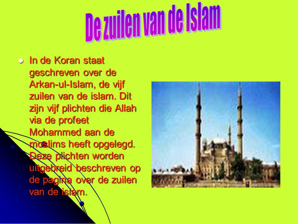 De zuilen van de Islam