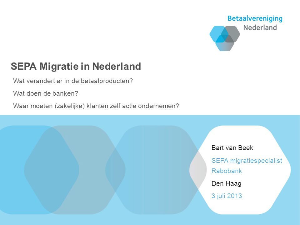 SEPA Migratie in Nederland