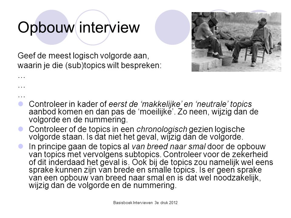 Basisboek Interviewen 3e druk 2012