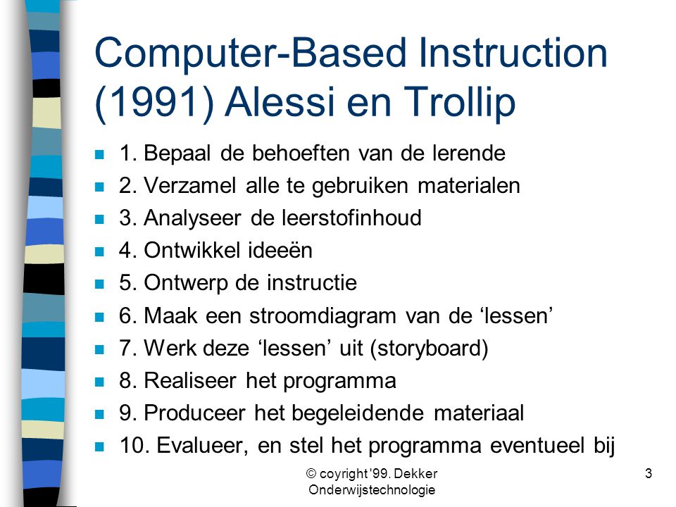 Computer-Based Instruction (1991) Alessi en Trollip