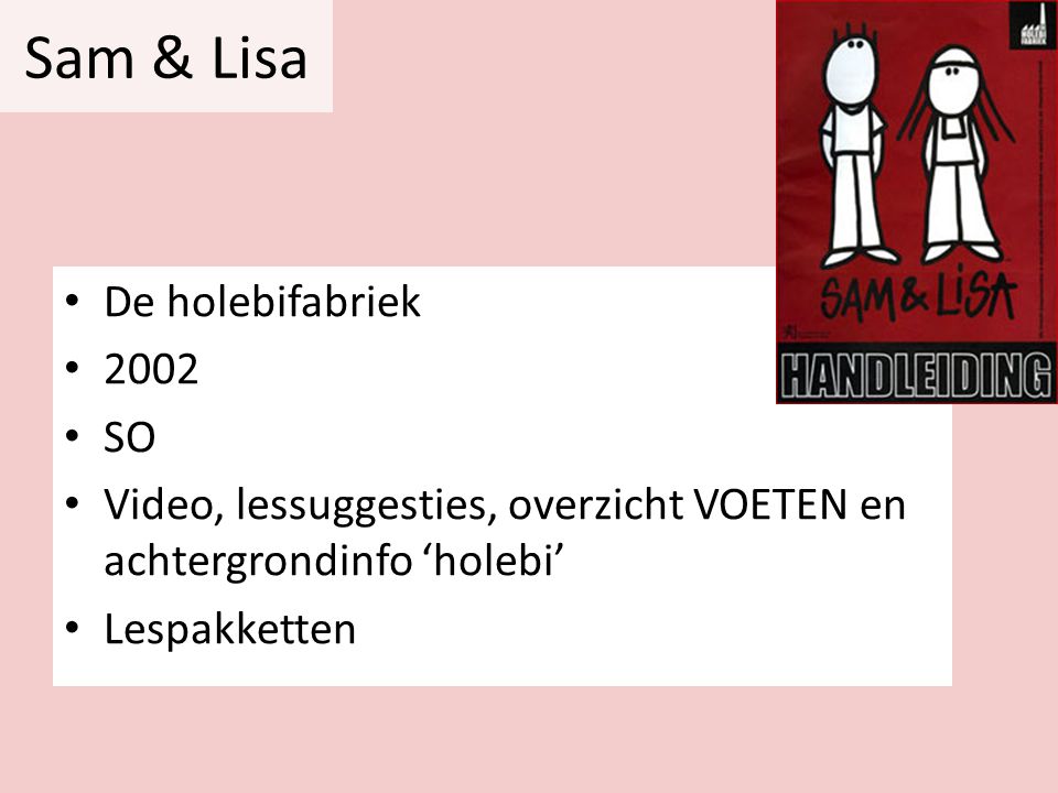 Sam & Lisa De holebifabriek 2002 SO