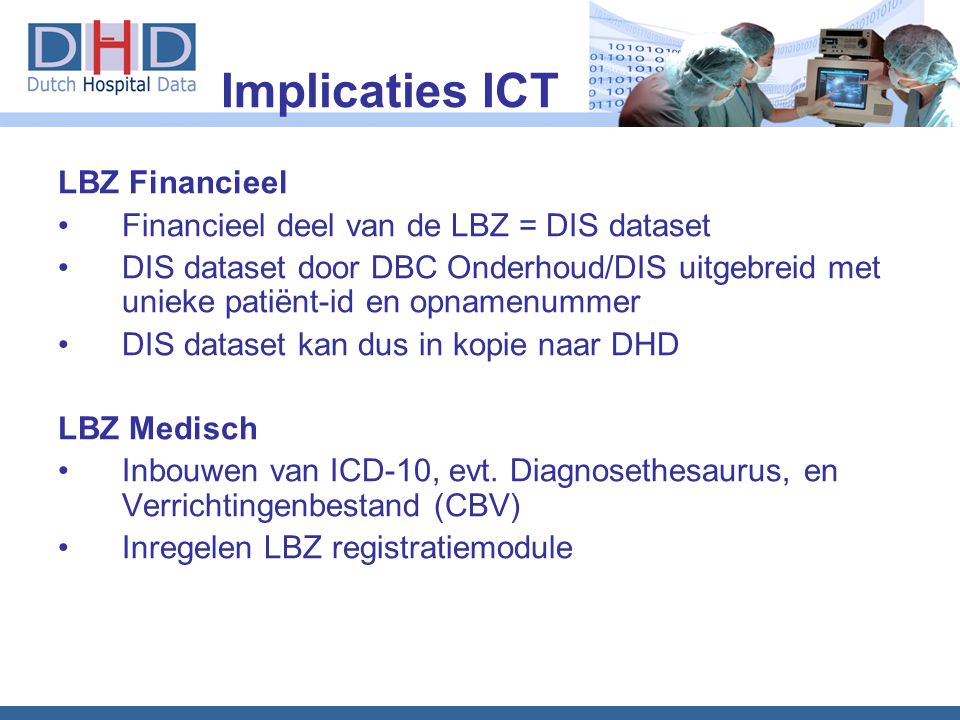 Implicaties ICT LBZ Financieel