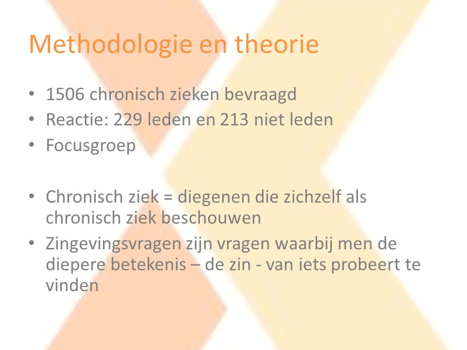 Methodologie en theorie