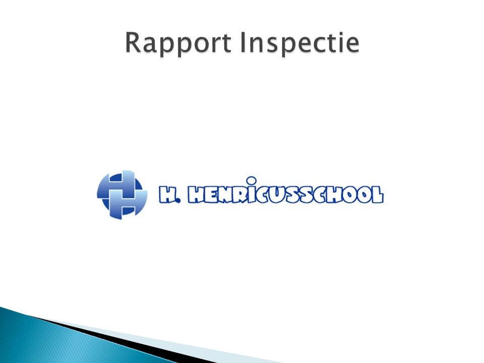 Rapport Inspectie