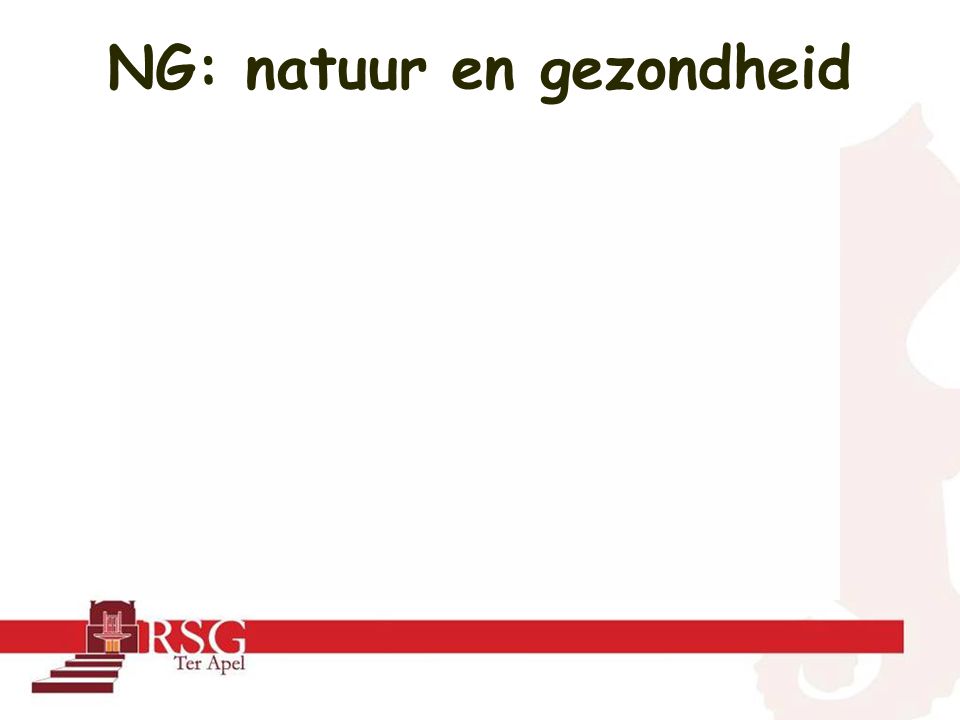 NG: natuur en gezondheid