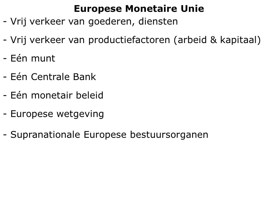 Europese Monetaire Unie