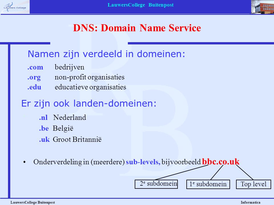 DNS: Domain Name Service