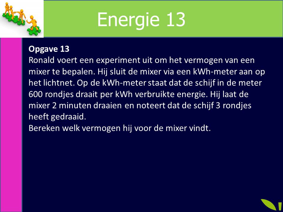 Energie 13 Opgave 13.