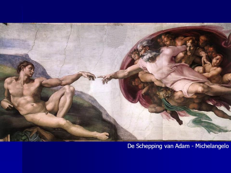 De Schepping van Adam - Michelangelo