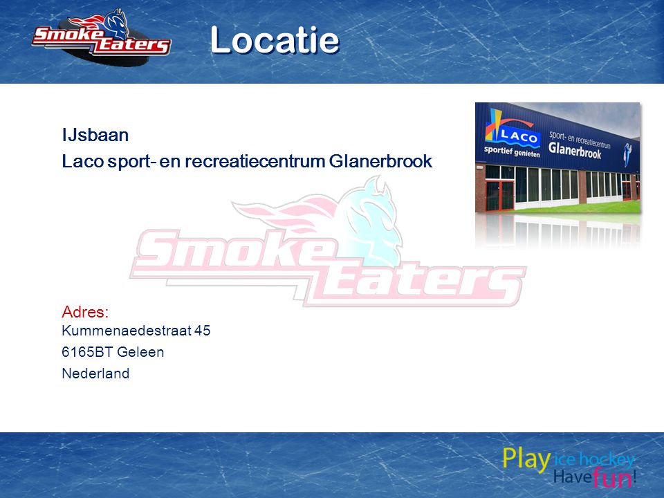 Locatie IJsbaan Laco sport- en recreatiecentrum Glanerbrook