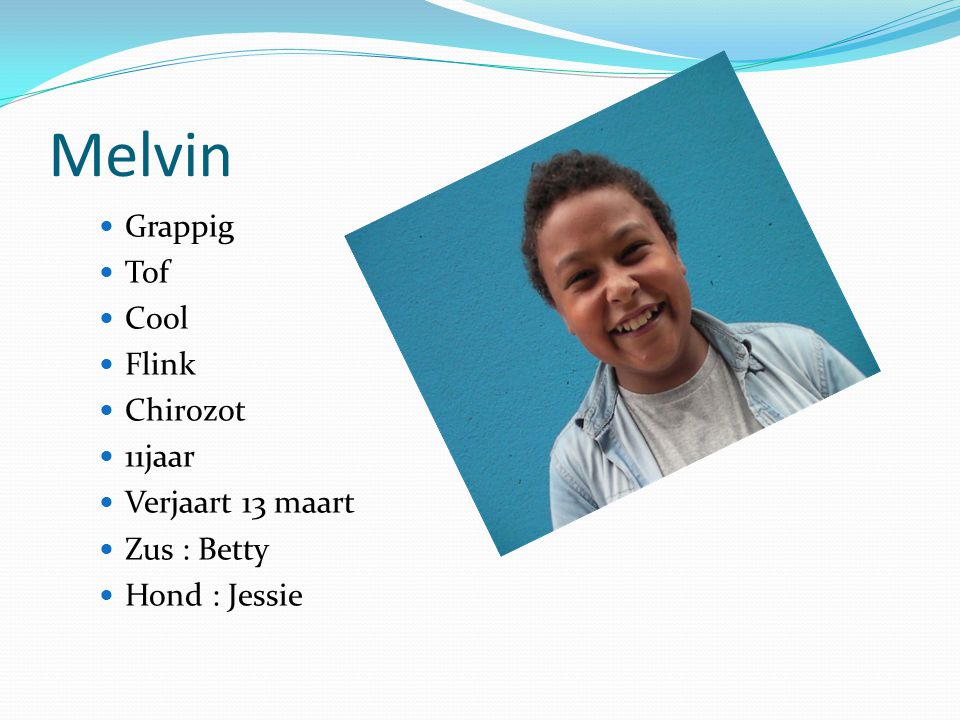 Melvin Grappig Tof Cool Flink Chirozot 11jaar Verjaart 13 maart