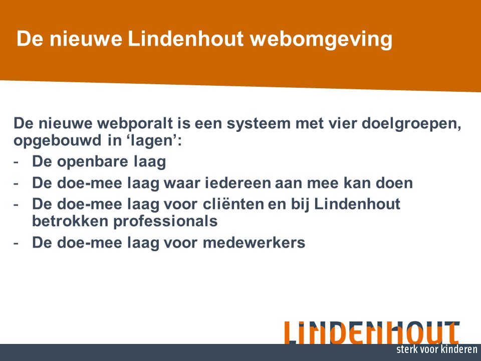 De nieuwe Lindenhout webomgeving